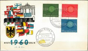 FDC EUROPA CEPT RFN MI.337-339 NR1