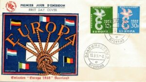FDC EUROPA SAARLAND MI.439-440