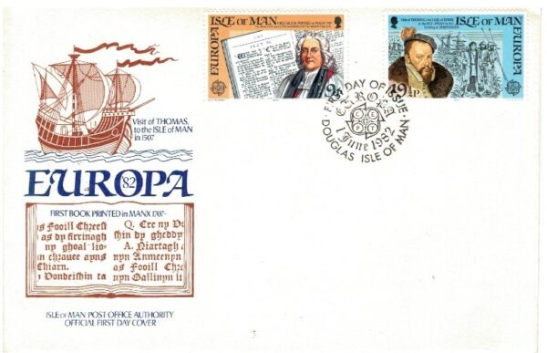 FDC EUROPA CEPT WYSPA MAN MI.213-214
