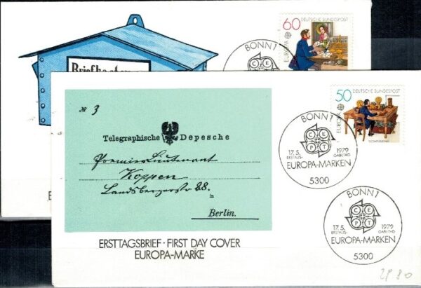 FDC EUROPA CEPT RFN MI.1011-1012