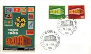 FDC EUROPA CEPT RFN MI.583-584