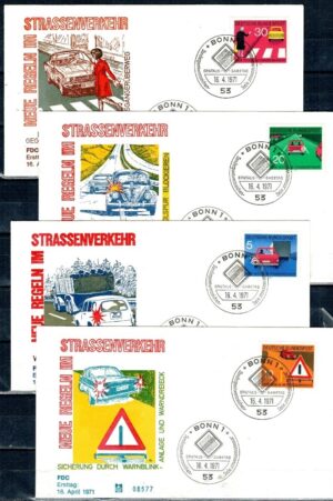 FDC BEZPIECZEŃSTWO NA DRODZE RFN MI.670-673