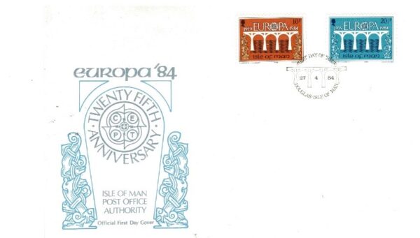 FDC EUROPA CEPT WYSPA MAN MI.261-262