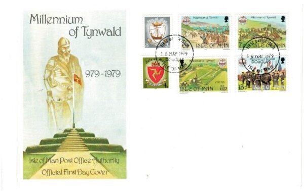 FDC TYSIĄCLECIE WYSPA MAN MI.144-149