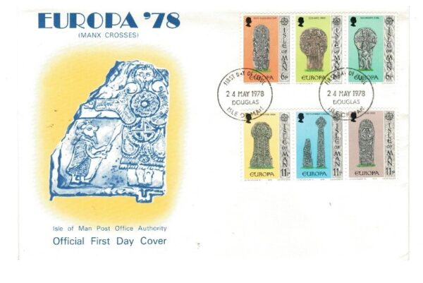 FDC EUROPA CEPT WYSPA MAN MI.122-127