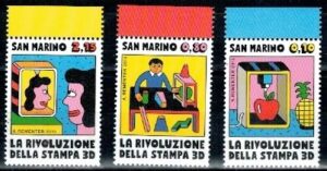 SZTUKA SAN MARINO MI.2624-2626**