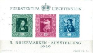MALARSTWO LIECHTENSTEIN MI.BL.5**