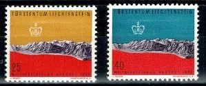 ROCZNICA LIECHTENSTEIN MI.369-370**