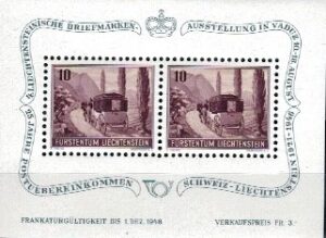 DZIEŃ ZNACZKA LIECHTENSTEIN MI.BL.4**