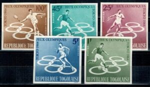 OLIMPIADA LETNIA TOGO MI.435-439B**