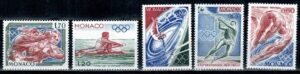 OLIMPIADA LETNIA MONAKO MI.1225-1229**