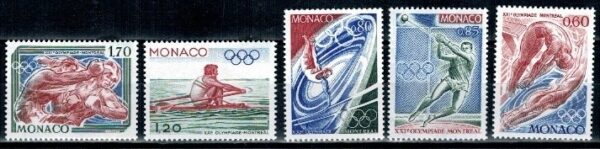 OLIMPIADA LETNIA MONAKO MI.1225-1229**