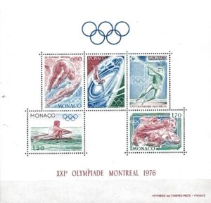 OLIMPIADA LETNIA MONAKO MI.BL.9**