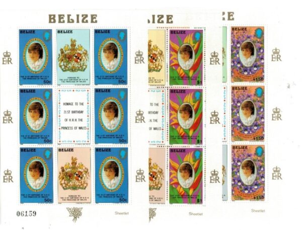 KSIĘŻNA DIANA BELIZE MI.ARK.637-639**