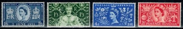 KRÓLOWA ELŻBIETA II ANGLIA MI.274-277**