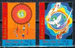 ONZ SZWAJCARIA MI.526-527**