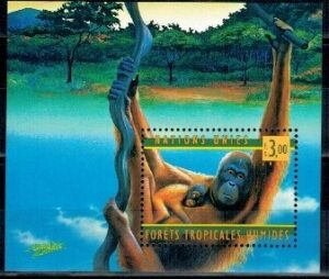 ORANGUTANY ONZ SZWAJCARIA MI.BL.10**