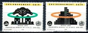 OCHRONA ŚRODOWISKA ONZ SZWAJCARIA MI.231-232**