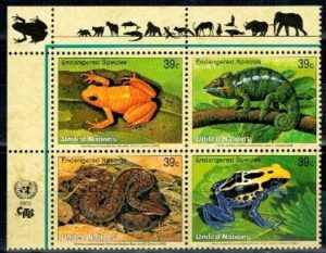 GADY I PŁAZY ONZ USA MI.1015-1018**