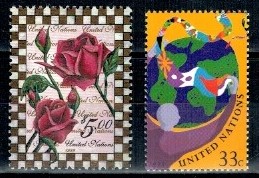 RÓŻE ONZ USA MI.805-806**