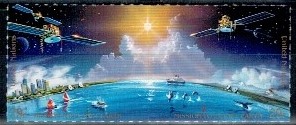 MISJA NA PLANETĘ ZIEMIA ONZ USA MI.633-634**