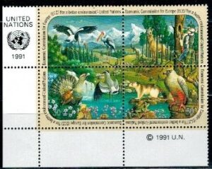ZWIERZĘTA ONZ USA MI.608-611**