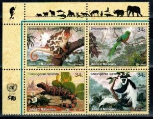 ZWIERZĘTA ONZ USA MI.856-859**