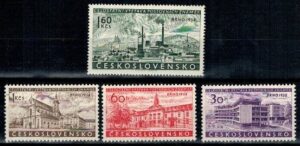 WYSTAWA FILATELISTYCZNA CZECHOSŁOWACJA MI.1097-1100**