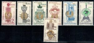 OLIMPIADA LETNIA CZECHOSŁOWACJA MI.1522-1528**