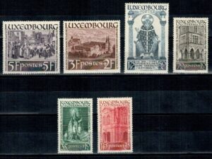 ARCHITEKTURA LUXEMBURG MI.309-314**