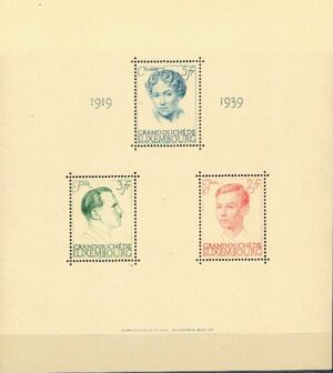 SŁAWNI LUDZIE LUXEMBURG MI.BL.3**