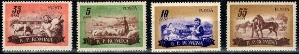 HODOWLA ZWIERZĄT RUMUNIA MI.1551-1554**