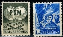 POKÓJ NA ŚWIECIE RUMUNIA MI.1537-1538**
