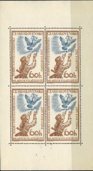 WYSTAWA FILATELISTYCZNA CZECHOSŁOWACJA MI.ARK.1029**