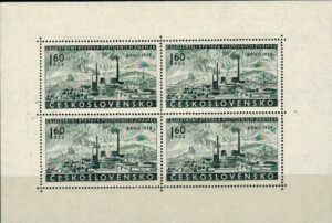 WYSTAWA FILATELISTYCZNA CZECHOSŁOWACJA MI.ARK.1100**