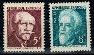 SŁAWNI LUDZIE FRANCJA MI.831-832**