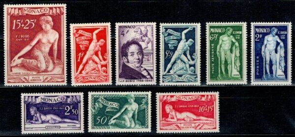 SZTUKA MONAKO MI.348-356**