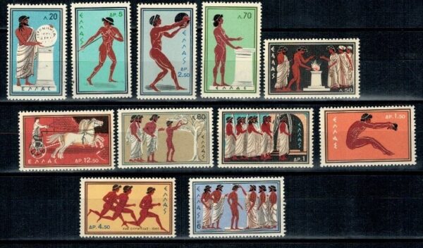 OLIMPIADA SPORTOWA GRECJA MI.734-744**