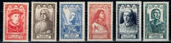SŁAWNI LUDZIE FRANCJA MI.765-770**
