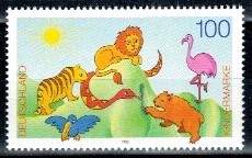 DZIEŃ DZIECKA ZWIERZĘTA RFN MI.1825**