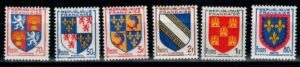 HERBY FRANCJA MI.971-976**