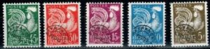 KOGUTY FRANCJA MI.1150-1154**