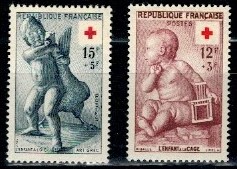 CZERWONY KRZYŻ FRANCJA MI.1076-1077**