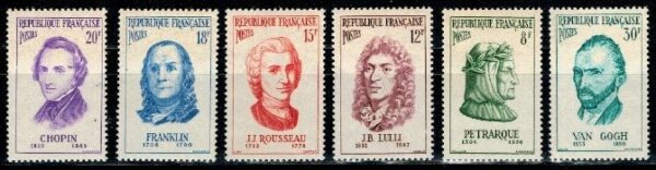 SŁAWNI LUDZIE FRANCJA MI.1110-1115**