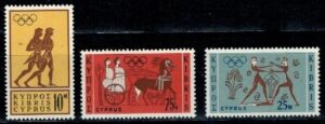 OLIMPIADA LETNIA CYPR MI.237-239**