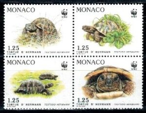 ŻÓŁWIE MONAKO MI.2046-2049** KOMBINACJA
