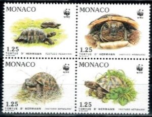 ŻÓŁWIE MONAKO MI.2046-2049** KOMBINACJA