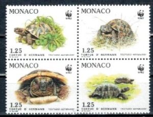 ŻÓŁWIE MONAKO MI.2046-2049** KOMBINACJA