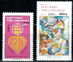 ROCZNICA CYPR TURECKI MI.390-391**