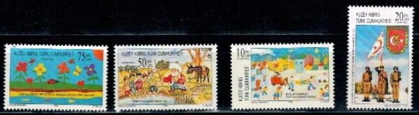 DZIEŃ DZIECKA CYPR TURECKI MI.438-441**